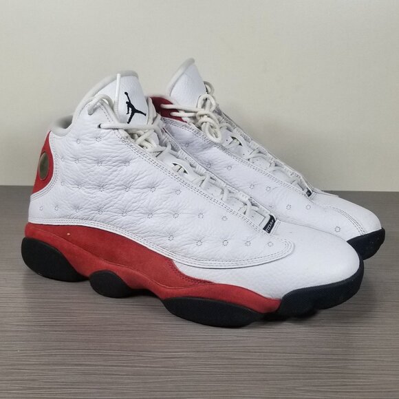 Air Jordan XIII 13 OG Shoes, White/Team Red/Black 414571-122, Mens Size 10 / 44 - Picture 2 of 12